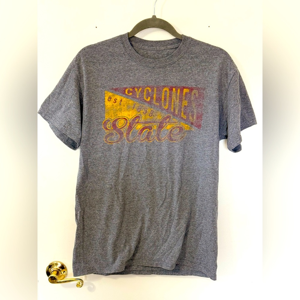 not worn, bought with the faded look to it!!